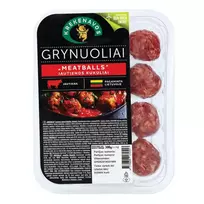 Jautienos mėsos kukuliai MEATBALLS Grynuoliai, 300 g
