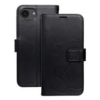 MEZZO Book Case for IPHONE 16e (SE 4 2025) teddy bear, black
