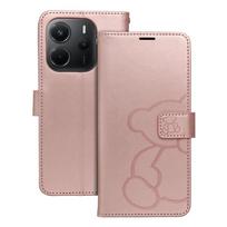 Case for XIAOMI Redmi Note 14 4G (GLOBAL - 164.84mm x 78.15mm x 8.16mm) teddy bear, rose gold