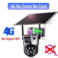 12MP 10X priartinimo saulės kamera 4G dviejų ekranų stebėjimas lauko 6K trijų objektyvų PTZ automatinis sekimas 360 CCTV apsaugos kameros V380 kamera 4K Cam No Zoom
