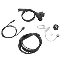 U94 PTT with Finger Microphone PTT 7.1mm Retractable Throat Control Headset for Sephora Stp8000