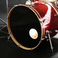 22'' Drumhead for Bass Drum Kick Pad Concert and Practice With hole