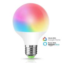 Melery Wifi Smart E27 G95 LED Light Bulb 12W 1200lm Equivalen Warm Cool White RGB Colour Changing Spot Lamp by Alexa Google Home