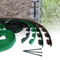 L formos žolės akmens izoliacijos juosta Kraštovaizdžio apvadai sodui 5cm*5cm*5m juoda