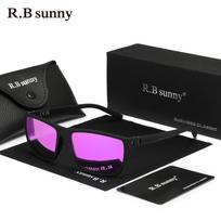 RBsunny Poliarizuoti Stačiakampiai Vyriški Saulės Akiniai Sportiniai TR90 Veidrodiniai Lęšiai UV400 Akių Apsaugos Akiniai Vairavimo Anti-glare Akiniai