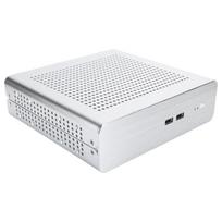 G60S HTPC Korpusas Pilnai Aliumininis DCATX Maitinimo Šaltinis MiniITX Dėžė Staliniam Kompiuteriui(Sidabrinis USB2.0) sidabras