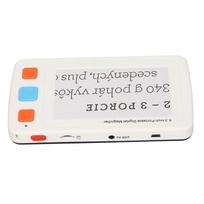 YS010 skaitmeninis didinamasis stiklas, nešiojamas elektroninis vaizdo didintuvas, skaitymo pagalba su 4,3 colio ekranu UK Plug