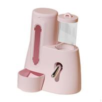 Automatic Hamster Feeder Auto Dispenser Water Bottle Versatile Clear Feeding Bowl for 80ml mėlyna