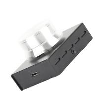USB garsumo reguliavimo rankenėlė Vienu mygtuku išjungti garsą Daugialypės terpės garsumo reguliatorius PC kompiuterio garsiakalbiui o white