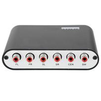 AY42A 2.0 DTS 5.1 Metalinis garso dekoderis Analoginis SPDIF Koaksialinis RCA DTS AC3 garso dekoderis US Plug