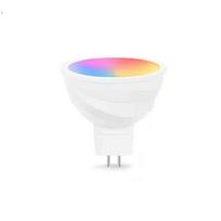 MR16 WiFi Išmanioji LED lemputė AC/DC 12V GU5.3 Reflektorinis prožektorius 50W Ekvivalentas RGB Šilta šalta balta Nuotolinio valdymo dekoratyvinė lempa 5W
