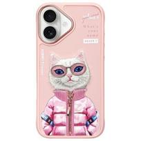 NIMMY case COOL AND CUTE 2.0 Cat for iPhone 16, pink