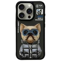 NIMMY case COOL AND CUTE 2.0 Dog for IPHONE 15 Pro Max, black