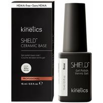 Gelinio nagų lako pagrindas su spalva Kinetics SHIELD Ceramic Base 906 Milky White KCB906, 15 ml
