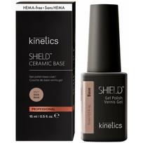 Gelinio nagų lako pagrindas su spalva Kinetics SHIELD Ceramic Base 927 Dark Sand KCB927, 15 ml