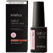 Gelinio nagų lako pagrindas su spalva Kinetics SHIELD Ceramic Base 928 Light Rose KCB928, 15 ml