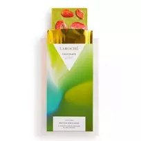 LAROCHÉ Matcha šokoladas su daigintais grikiais, braškėmis ir laimo traškiais 90g