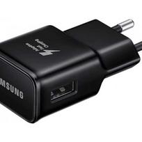 Sieninis įkroviklis su USB-A greitu įkrovimu ir USB-C laidu 15W juodas Samsung