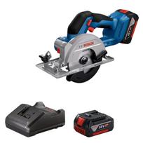 Akumuliatorinis diskinis pjūklas Bosch GKS 18V-51, 18 V, 2x4,0Ah CT, 06019M3122