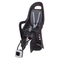 Polisport Groovy RS Plus vaikiška kėdutė dviračiui ant rėmo | Black Dark - Grey