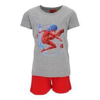 Pižama mergaitėms Miraculous Ladybug, pilka/raudona
