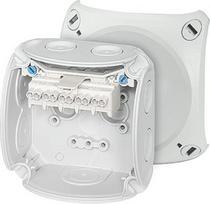 Junction box DK 0202 GZ 93x93x62mm IP66 HF halogen free with 5x2,5mm² terminal 62000148 | 4012591125334