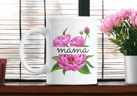 Standartinis puodelis su bijūnais „Mama“