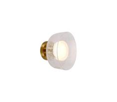 LED sieninis šviestuvas LED/8W/230V 3000K auksas/permatoma