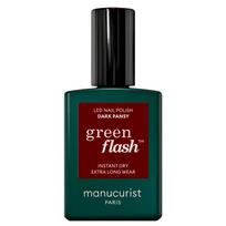 MANUCURIST Green Flash Led Nail Polish Dark Pansy 15ml