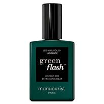 MANUCURIST Green Flash Led Nail Polish Licorice 15ml