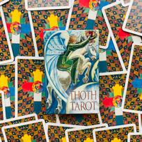Spanish Cowley Thoth ispanų kalba Tarot kortos