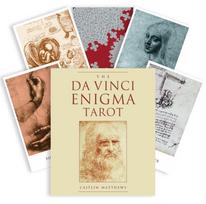 The Da Vinci Enigma Tarott kortos ir knyga
