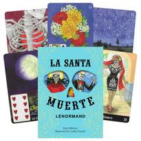 La Santa Muerte Lenormand Tarot kortos