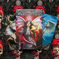 Anne Stokes Gothic Oracle Kortų ir knygos rinkinys
