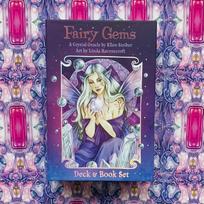 Fairy Gems a crystal Oracle kortų ir knygos rinkinys