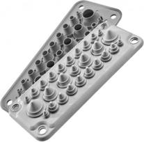 MC25/27 multiievadsRAL7035 pelēks IP66/IP67ar dibe MOREK MBA1C27G11 | 4744397013538