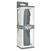 Classic Get Real - vibratorius - realistiškas silikoninis - juodas