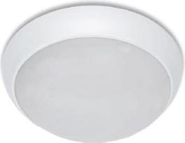 Bulkhead SATURN 1x75W E27 IP54 white frosted glass 124143 | 5905963124143