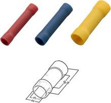 Butt connector insulated 4-6, yellow, 10 pieces 260354/10 | 4011923581954