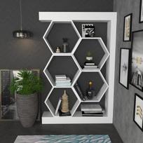 Knygų lentyna Kalune Design Artemis 322RTC1115, balta