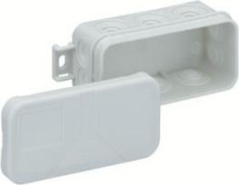 Junction box MINI 25 89x43x37 mm with lid 31090801 | 4013902020041