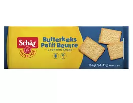 Schär BUTTERKEKS - sviestiniai sausainiai be glitimo, 165g