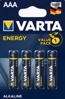 Batteries 4103/4 AAA ENERGY Alkaline (4 psc.) 04103 | 4008496625458