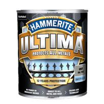 Metalo dažai HAMMERITE ULTIMA SMOOTH, antikoroziniai, blizgūs, baltos sp., 0,7 l