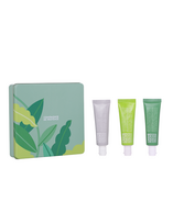 CDP rinkinys „Shades of Green“ (Cotton, Verbena, Rosemary rankų kremai 30 ml)