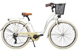 Dviratis AZIMUT Sarema 28" ALU TX-7 2025 light cream shiny