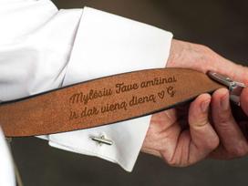 Vyriškas odinis diržas