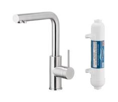 KFA Armatura 6623-912-22-Filtruotas vandens čiaupas DUERO PURE nerūdijantis + filtras