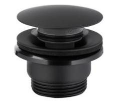 KFA Armatura 660-320-81 - Kriauklės atliekų surinkėjas CLICK-CLACK diametras 6,6 cm matinė juoda