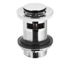 KFA Armatura 660-354-00- Kriauklė kriauklės nuotekų sistema su pertekliumi CLICK-CLACK diametras 6,2 cm blizgus chromas